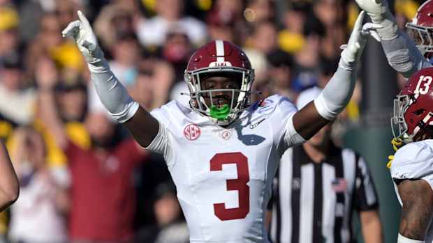 Indianapolis Colts NFL Mock Draft Terrion Arnold Alabama Crimson Tide